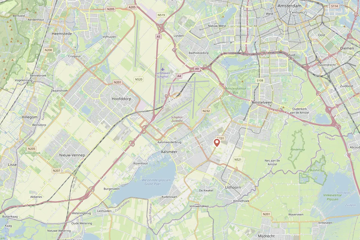 Caravanstalling De Wit - Locatie Caravanstalling De Wit - Locatie